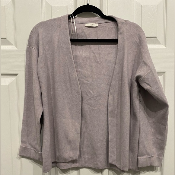 New! All row purple womens cardigan size XS petite - Picture 1 of 5